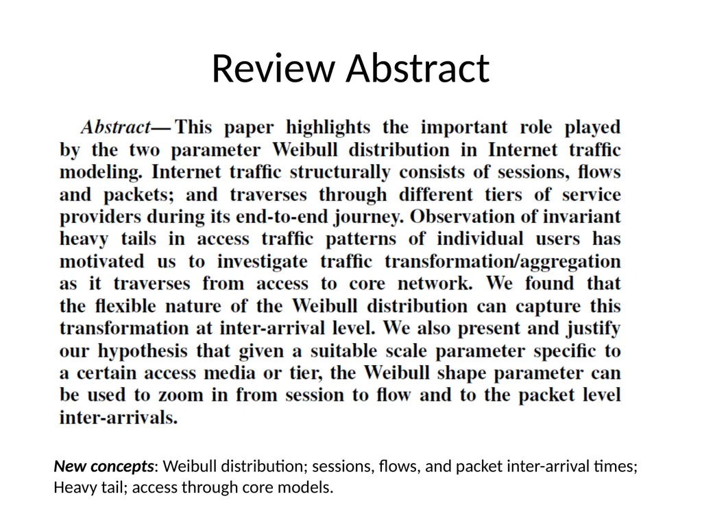 Network Design and Optimization Queueing Theory - slide 26 of 27