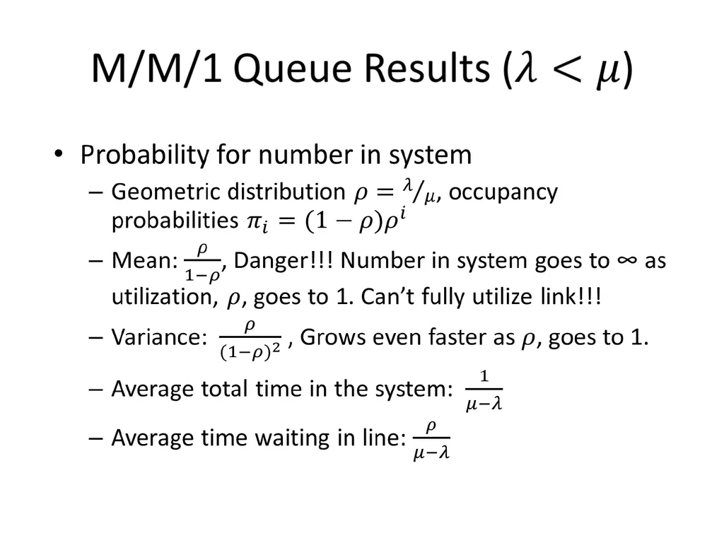 Network Design and Optimization Queueing Theory - slide 17 of 27
