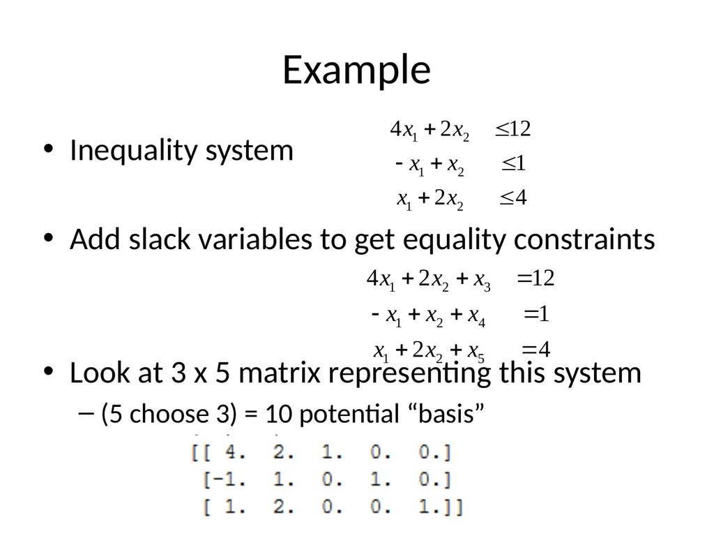 LPs and MIPs background and solution approaches - slide 13 of 34