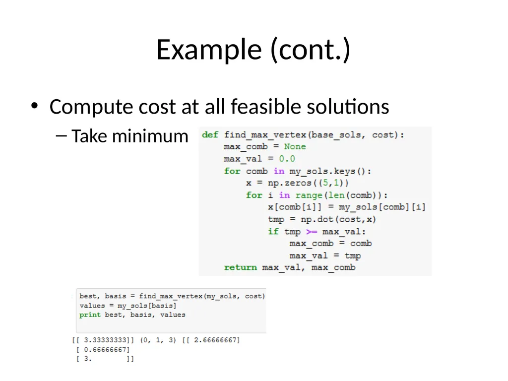 LPs and MIPs background and solution approaches - slide 15 of 34