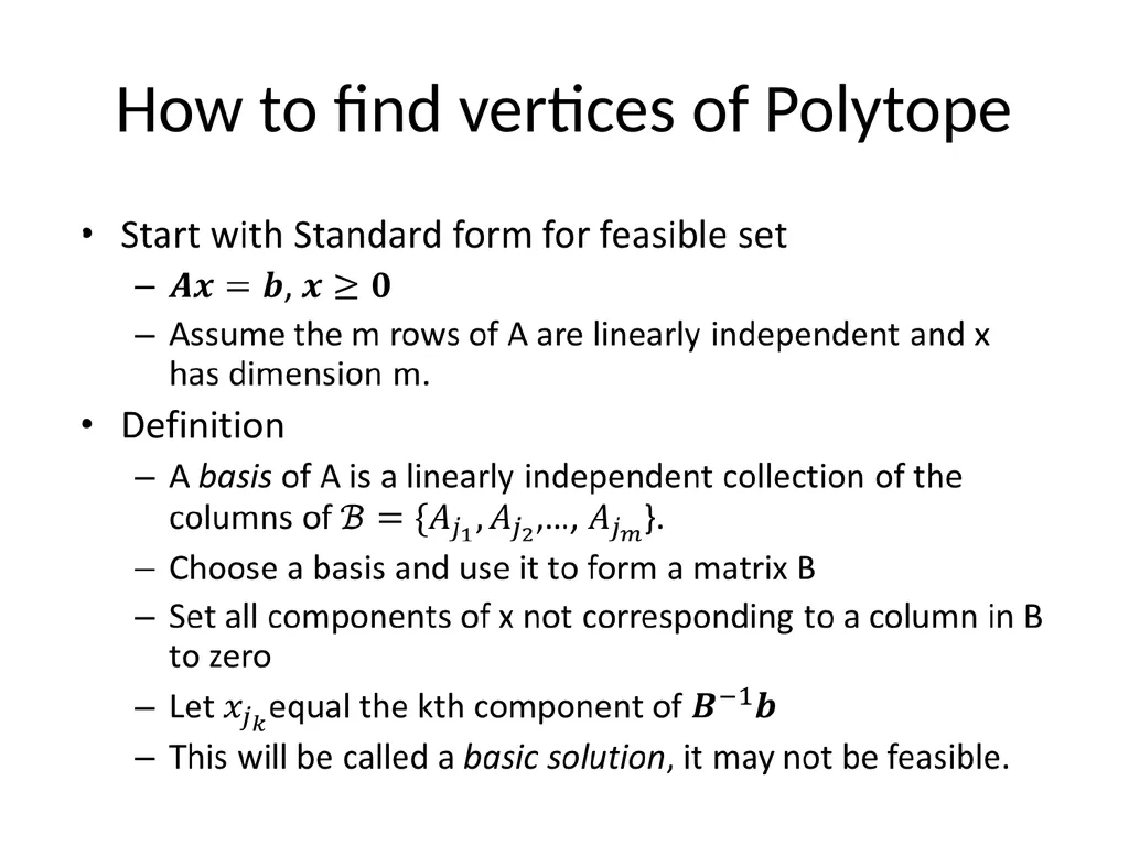 LPs and MIPs background and solution approaches - slide 12 of 34