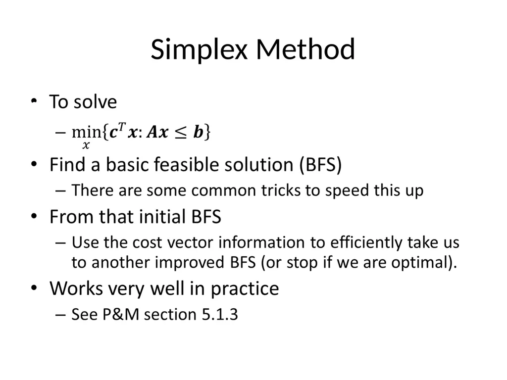 LPs and MIPs background and solution approaches - slide 17 of 34