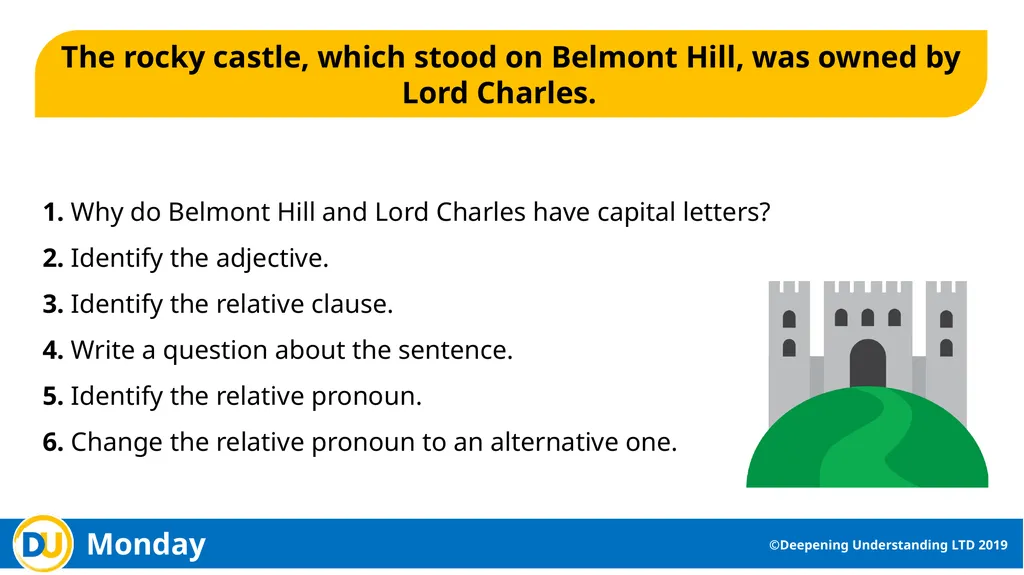 Grammar Workout Year 5 ©Deepening Understanding - slide 2 of 11