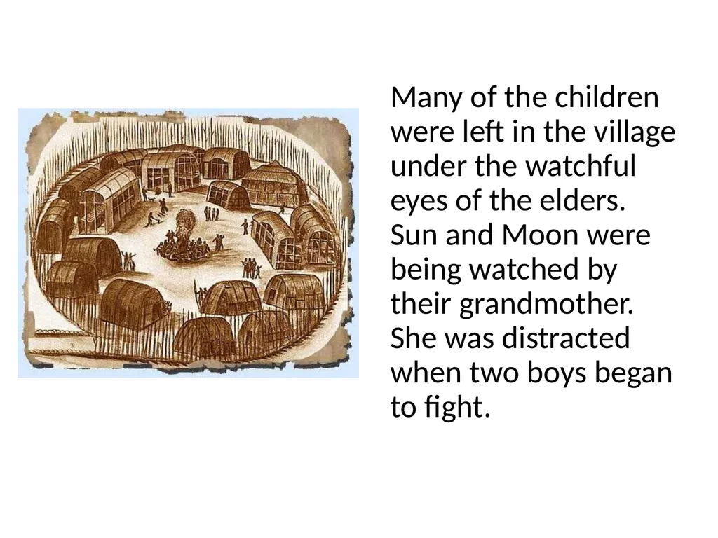 Growing up Ohlone Sun and Moon lived in a village - slide 8 of 25