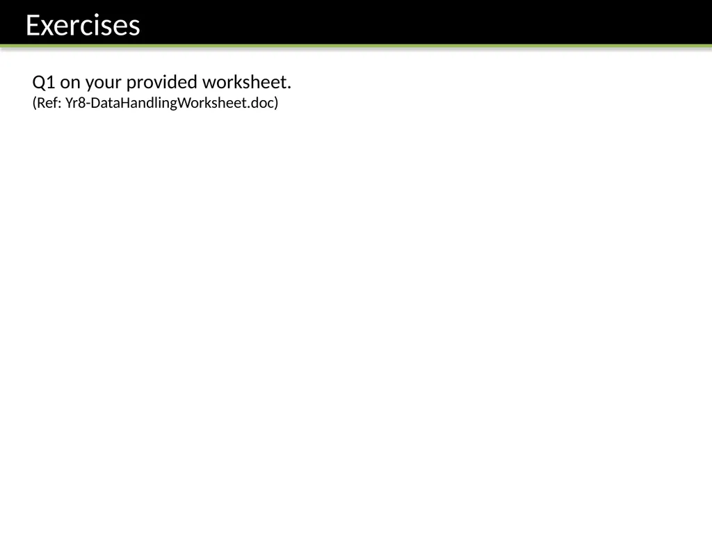 Year 8: Data Handling 2 Dr J Frost - slide 5 of 29