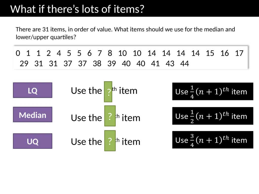 Year 8: Data Handling 2 Dr J Frost - slide 14 of 29