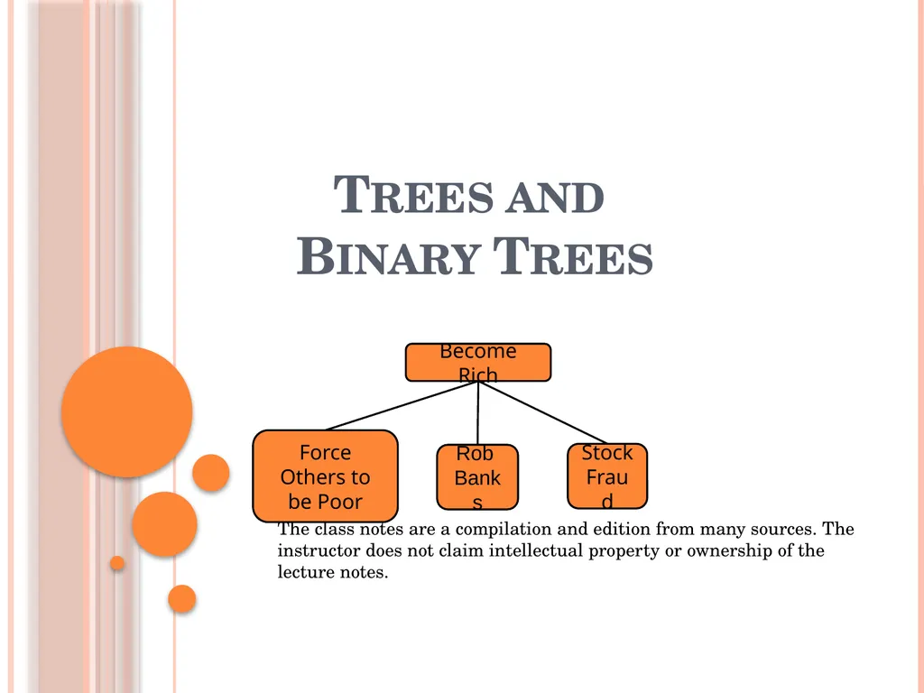 Trees and Binary Trees Become Rich Force Others to - slide 1 of 55
