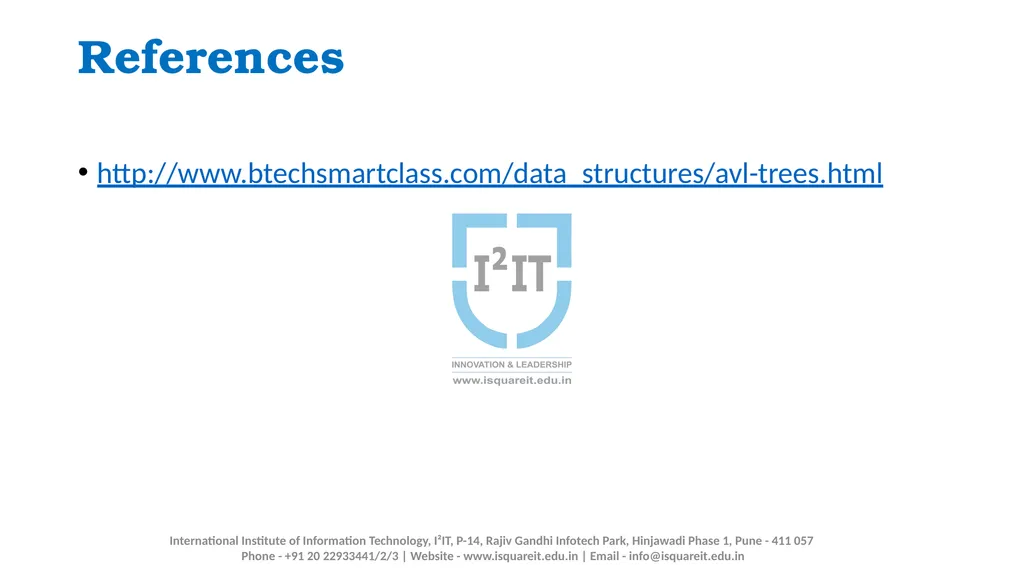 AVL TREE Prof. Manjusha Amritkar Information - slide 20 of 21