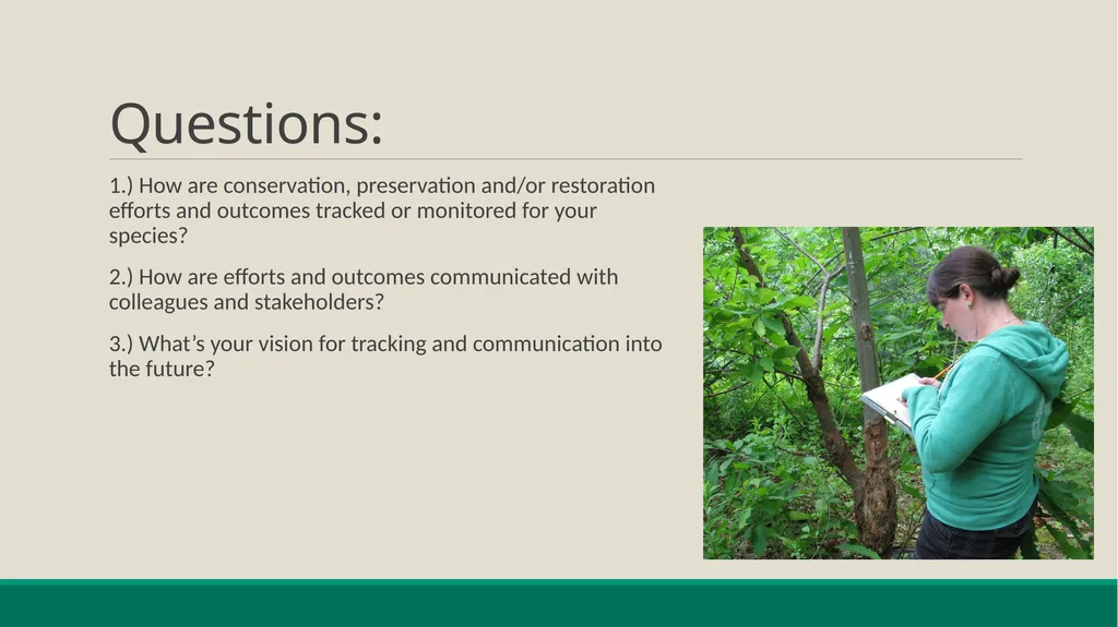 American Chestnut: Communicating and Tracking - slide 2 of 10