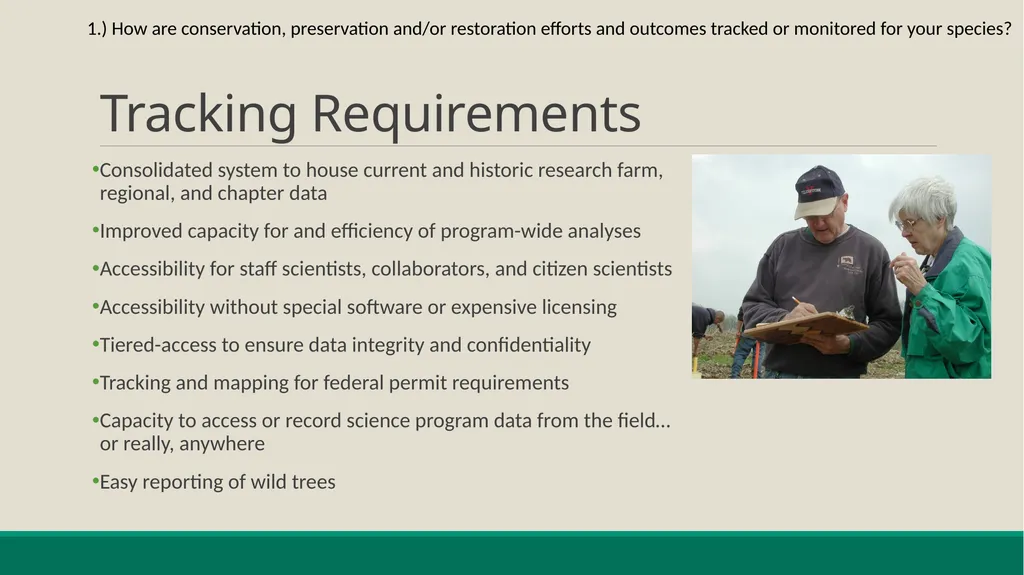 American Chestnut: Communicating and Tracking - slide 6 of 10