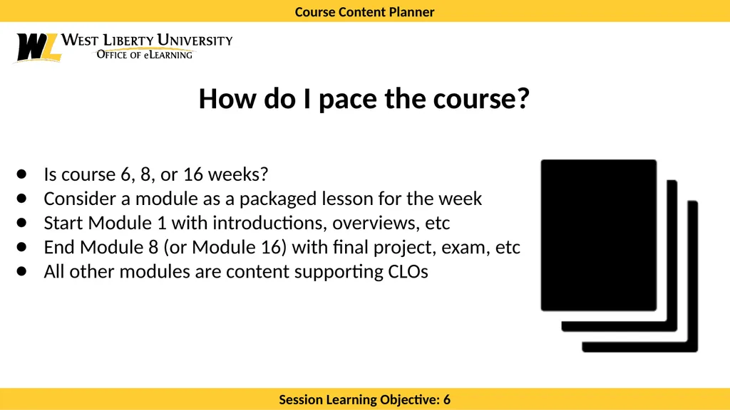 Preparing to Design a Course Presented by: Cory - slide 21 of 29