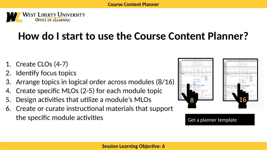 Preparing to Design a Course Presented by: Cory - slide 22 of 29