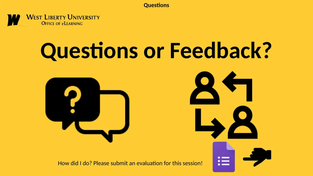 Preparing to Design a Course Presented by: Cory - slide 29 of 29