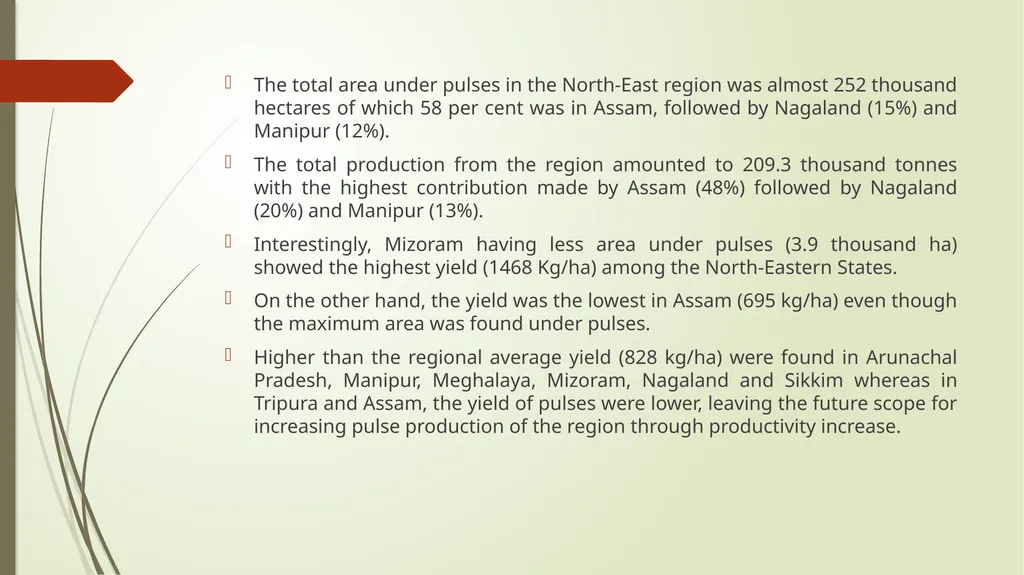 Agricultural resources Food crops (Pulses) - slide 6 of 8