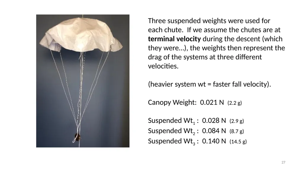 1 Flight Parachutes LabRat Scientific © 2019 What - slide 27 of 45