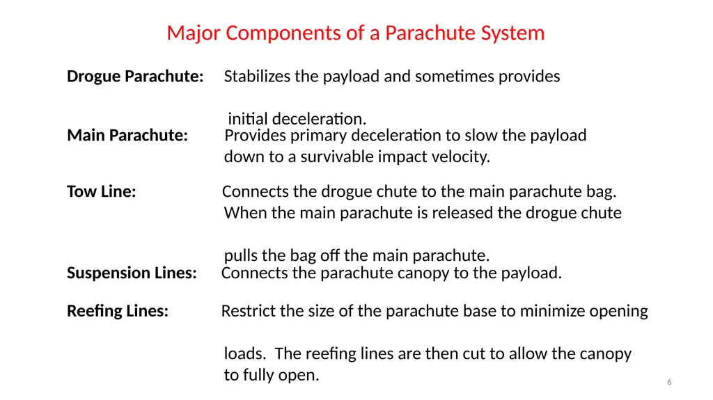 1 Flight Parachutes LabRat Scientific © 2019 What - slide 6 of 45