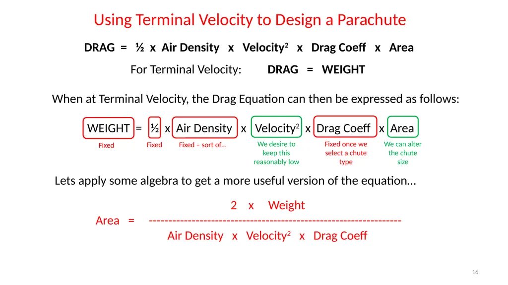 1 Flight Parachutes LabRat Scientific © 2019 What - slide 16 of 45
