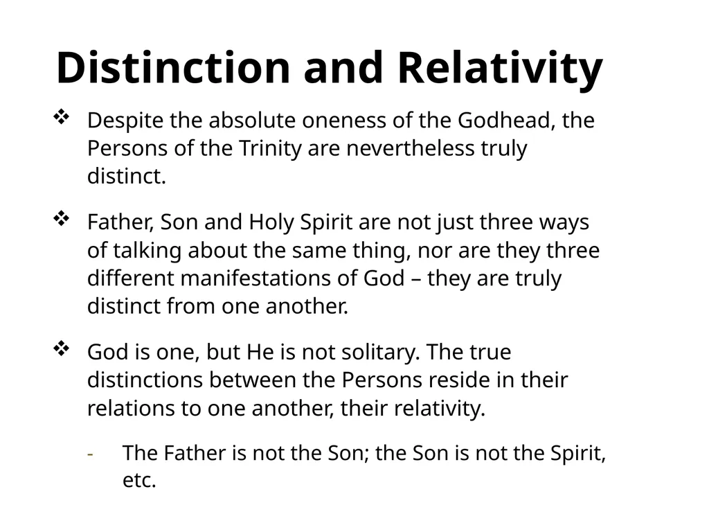 God in Three Persons: Blessed Trinity The mystery - slide 16 of 30
