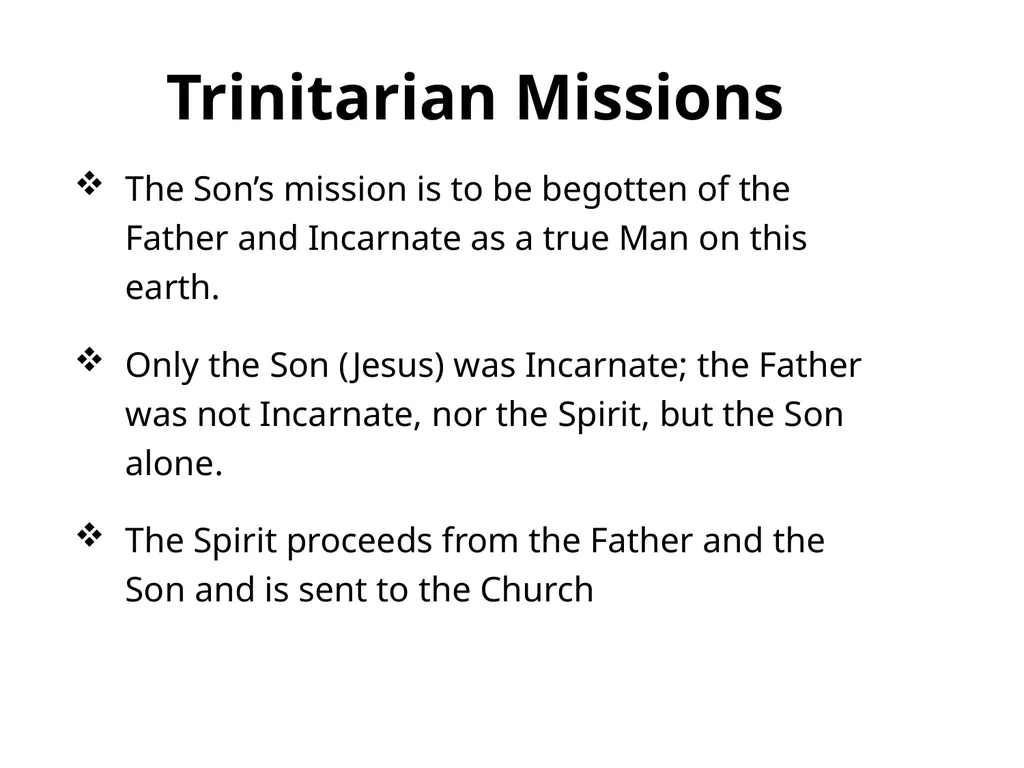 God in Three Persons: Blessed Trinity The mystery - slide 21 of 30