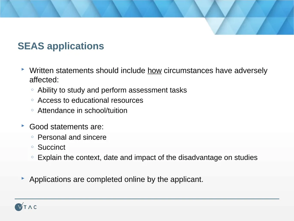 Applying for tertiary study, scholarships, and - slide 13 of 21
