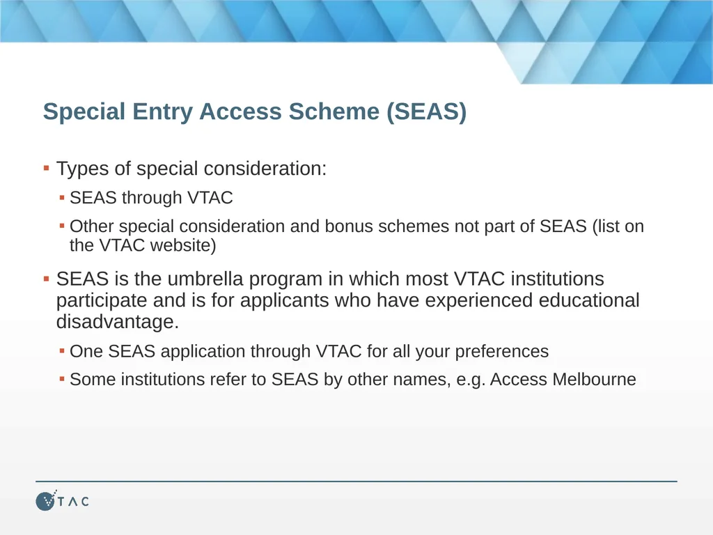 Applying for tertiary study, scholarships, and - slide 7 of 21
