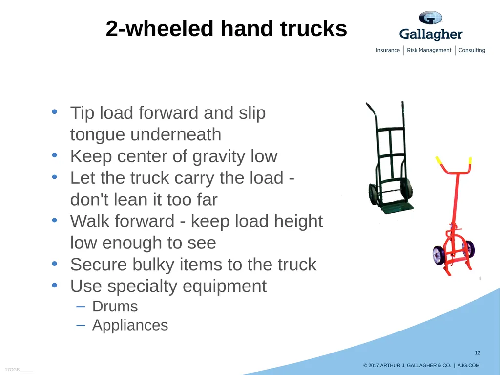 Material Handling And Storage Material Handling - slide 12 of 12