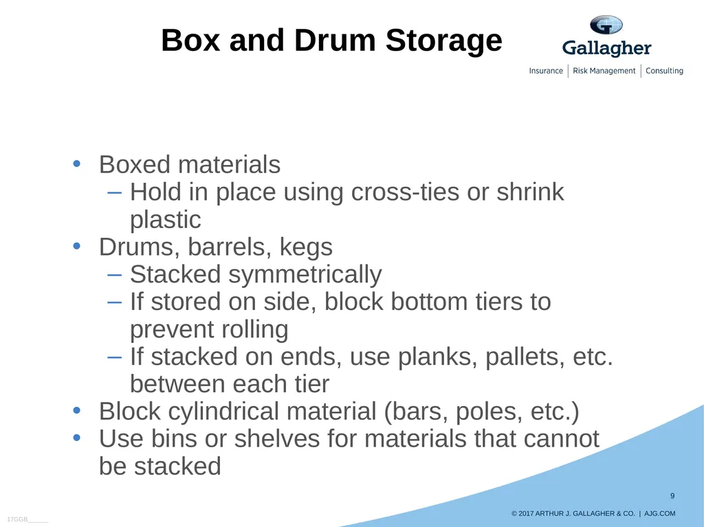 Material Handling And Storage Material Handling - slide 9 of 12