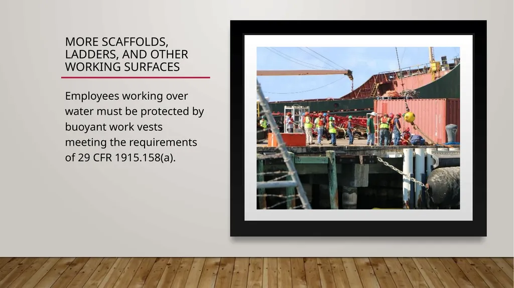 Walking Working Surfaces: Maritime Rules - slide 11 of 19