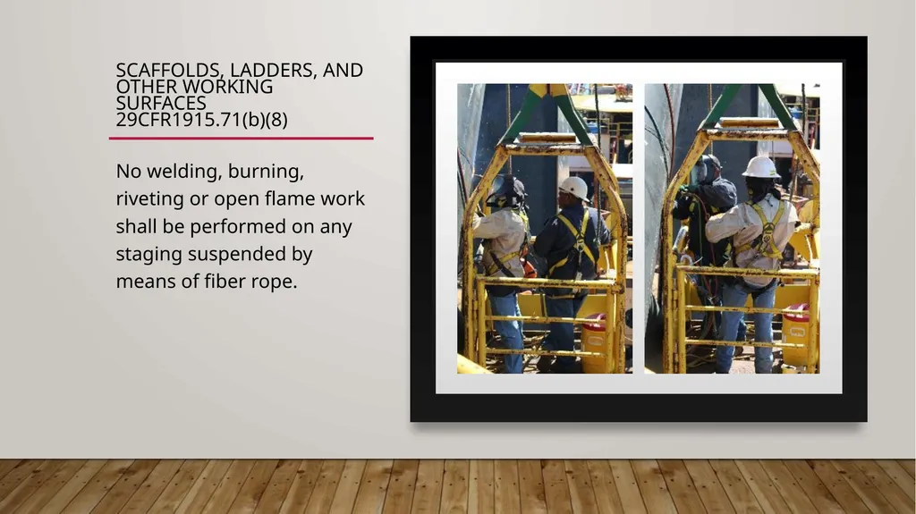 Walking Working Surfaces: Maritime Rules - slide 4 of 19