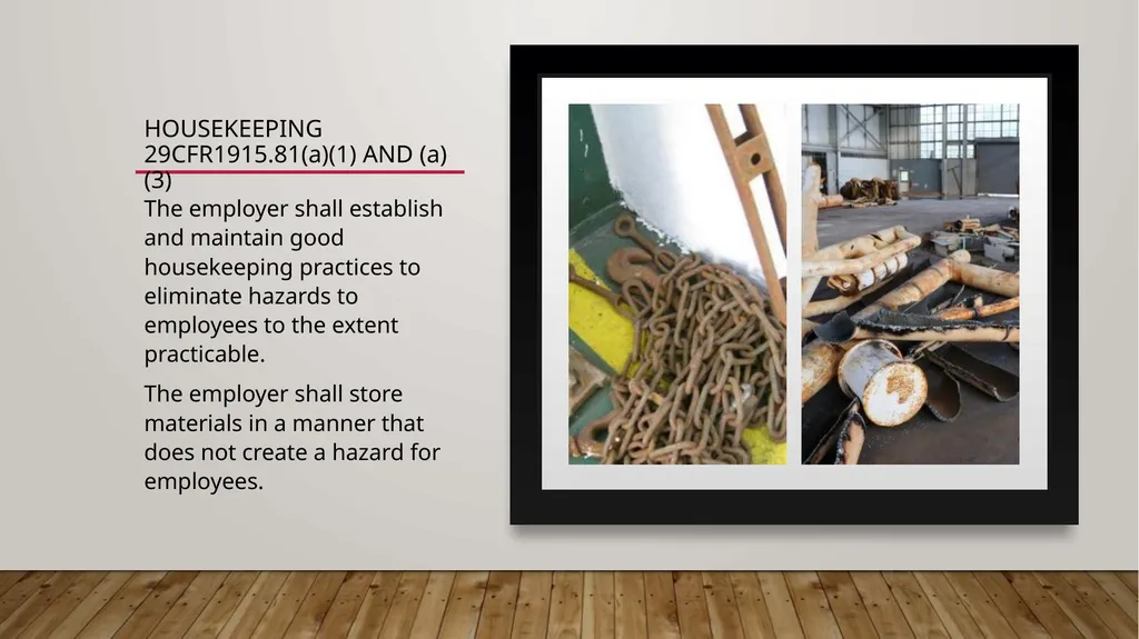 Walking Working Surfaces: Maritime Rules - slide 18 of 19