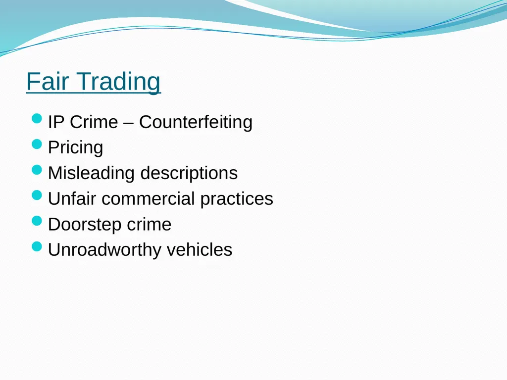 Trading Standards What we do – a focus on Door - slide 7 of 27
