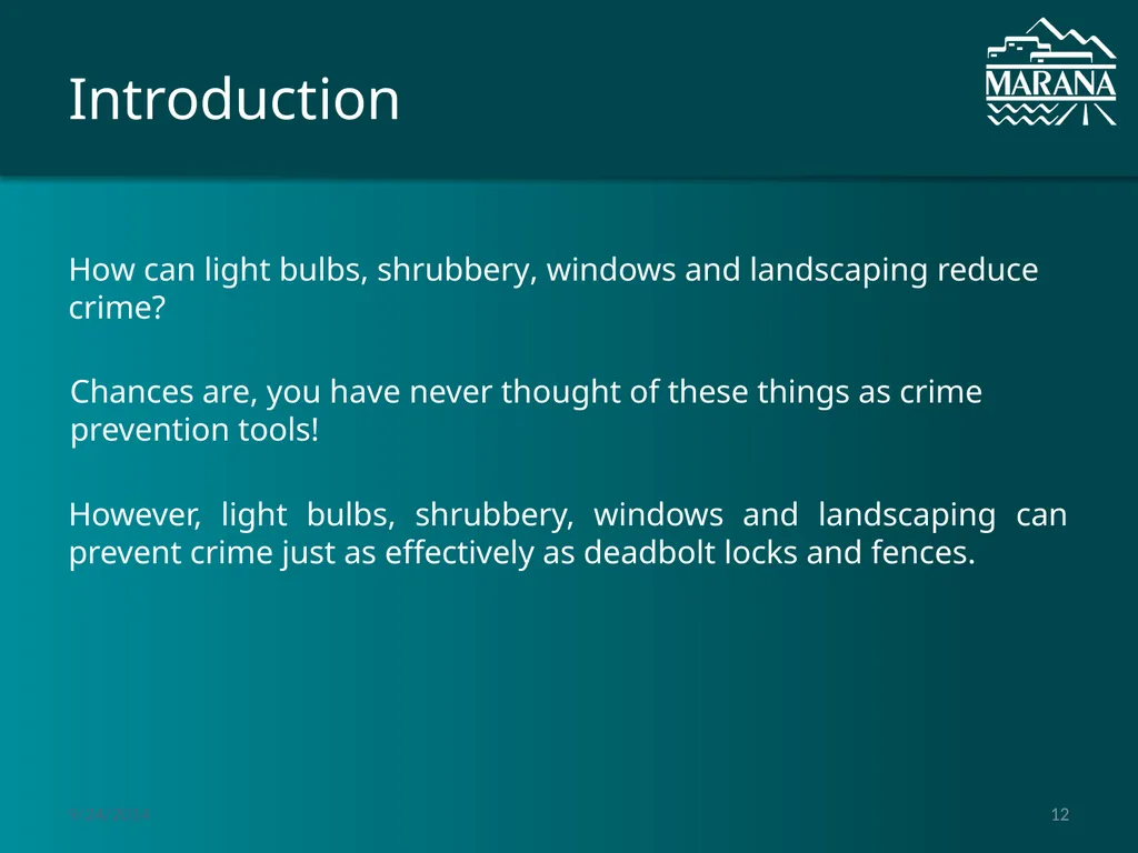 Crime Prevention Through Environmental Design - slide 12 of 15