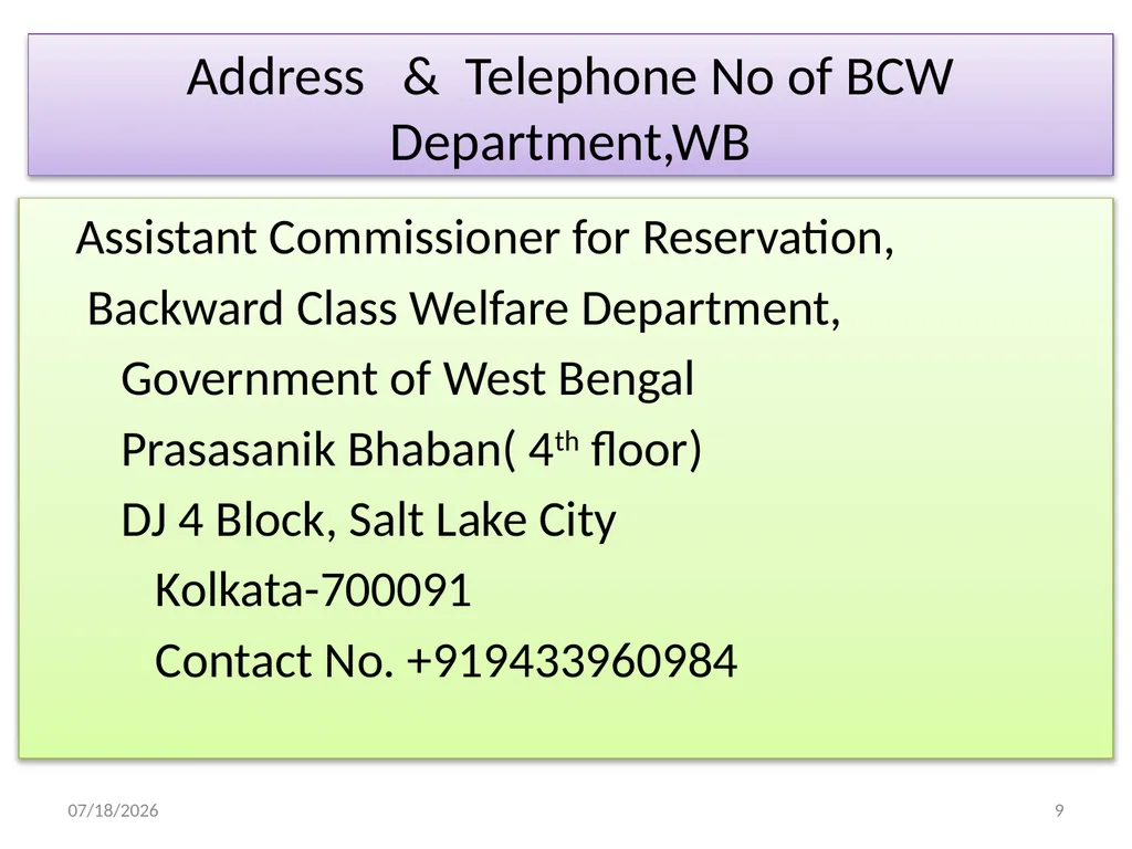 STEPS FOR FILLING UP THE NET VACANT POSTS OF - slide 9 of 18