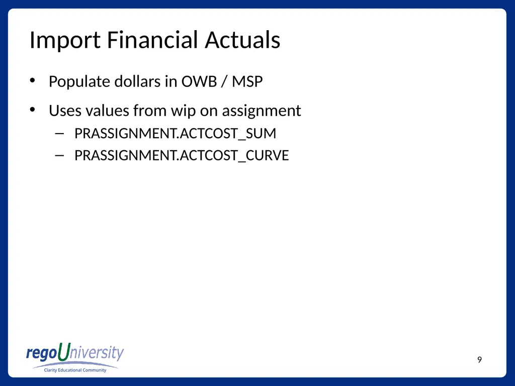 Tools and Techniques for Financial Processing - slide 9 of 11