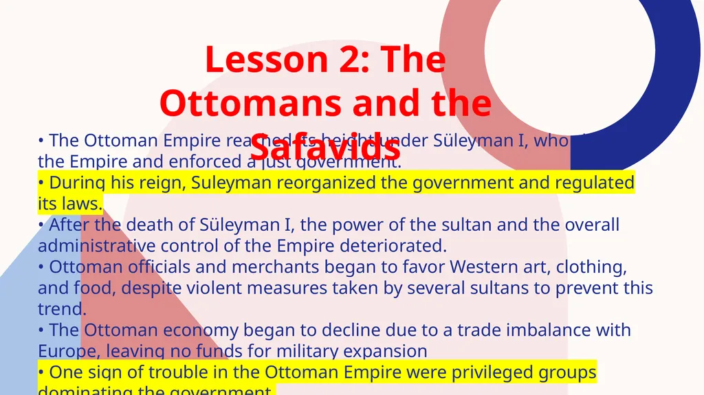 Chapter 13: the muslim empires Three Muslim - slide 4 of 7