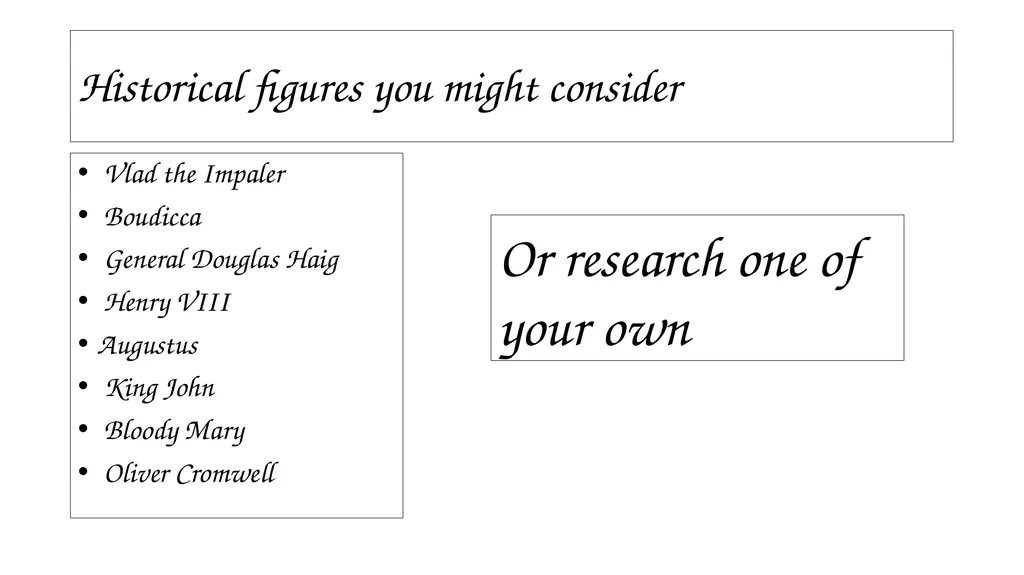 Explanation Genghis Khan Demonstration What to put - slide 6 of 8