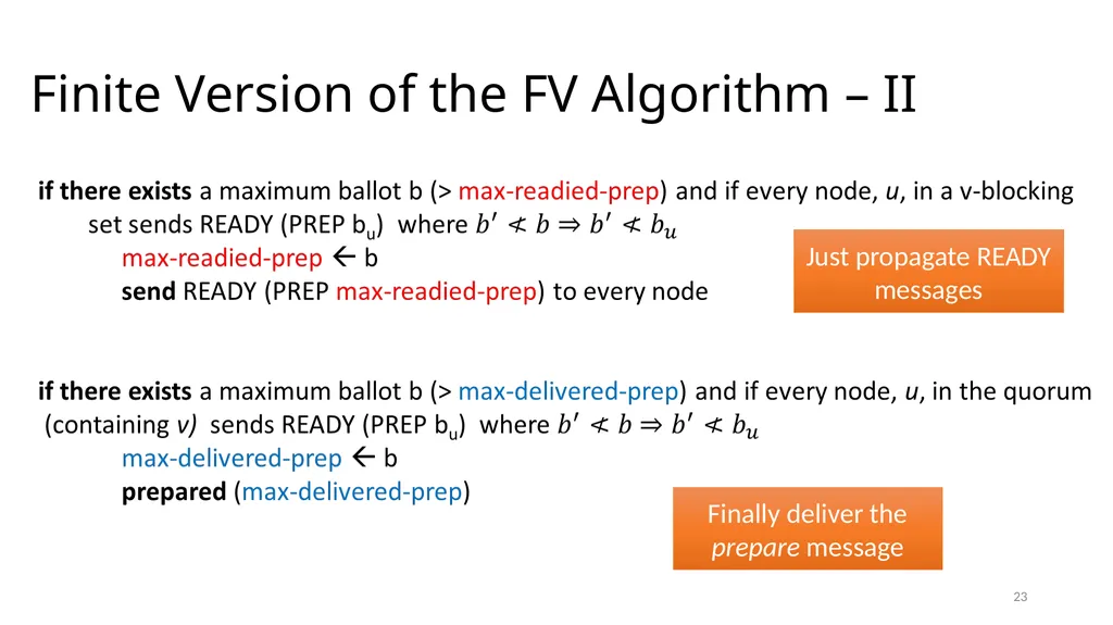 Stellar Consensus Protocol Prof. Smruti R. Sarangi - slide 23 of 32