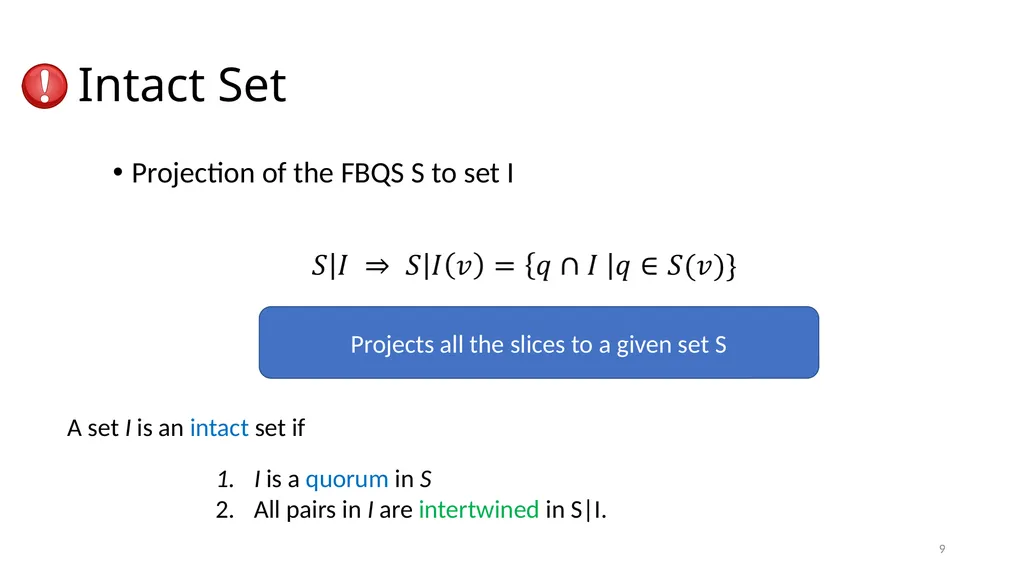 Stellar Consensus Protocol Prof. Smruti R. Sarangi - slide 9 of 32