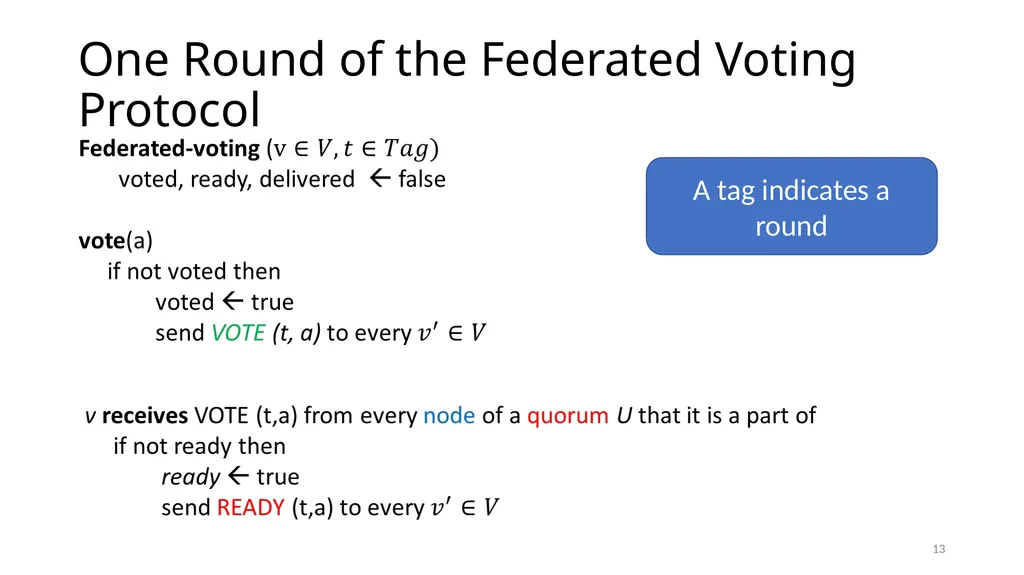 Stellar Consensus Protocol Prof. Smruti R. Sarangi - slide 13 of 32