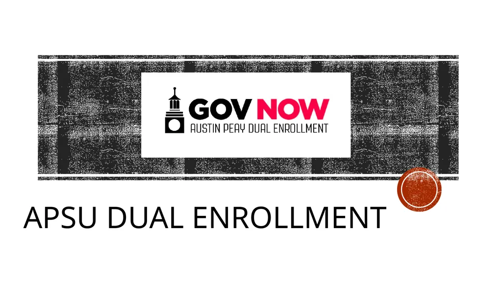 APSU Dual Enrollment Outline Overview Application - slide 1 of 17