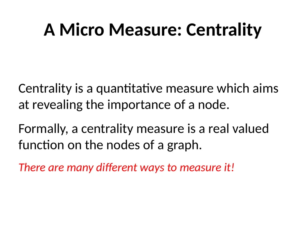 Lecture 1: Networks: A brief introduction Sudipta - slide 13 of 46