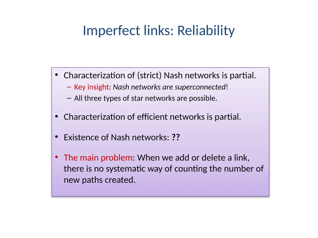 Lecture 1: Networks: A brief introduction Sudipta - slide 40 of 46