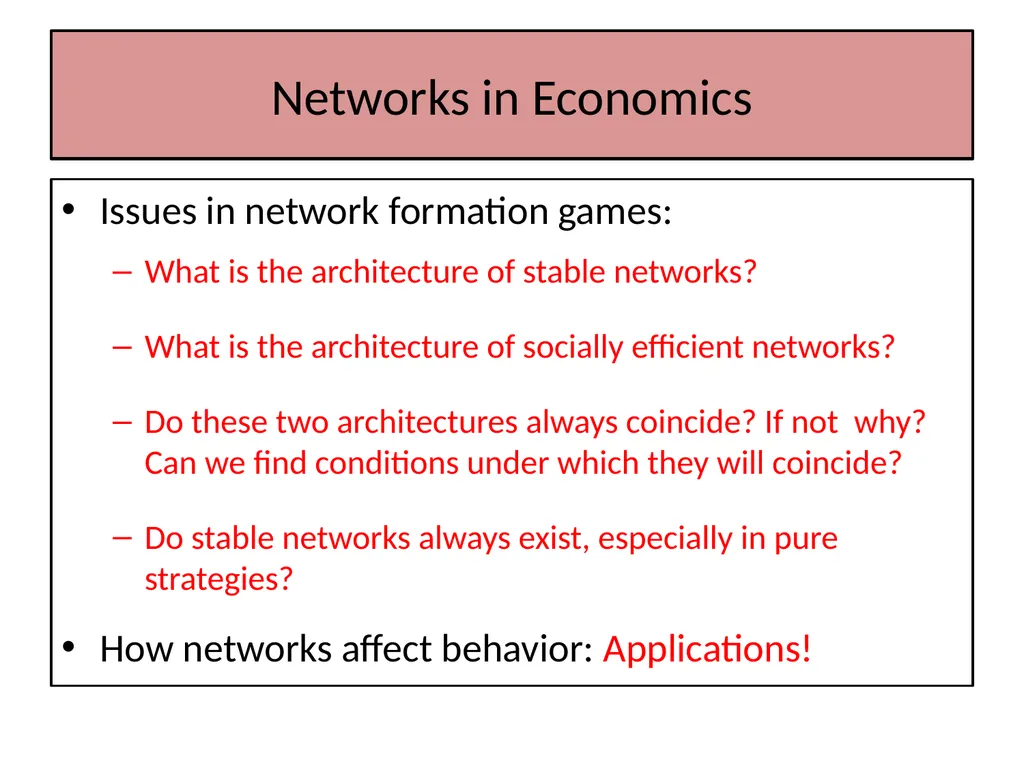 Lecture 1: Networks: A brief introduction Sudipta - slide 30 of 46