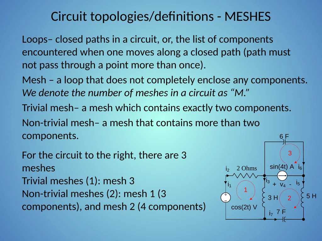 Kirchhoff’s Laws Part 1: Circuit topologies and - slide 3 of 41