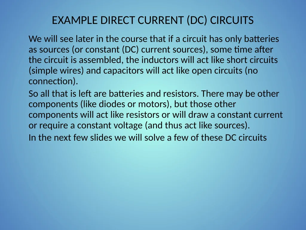 Kirchhoff’s Laws Part 1: Circuit topologies and - slide 26 of 41
