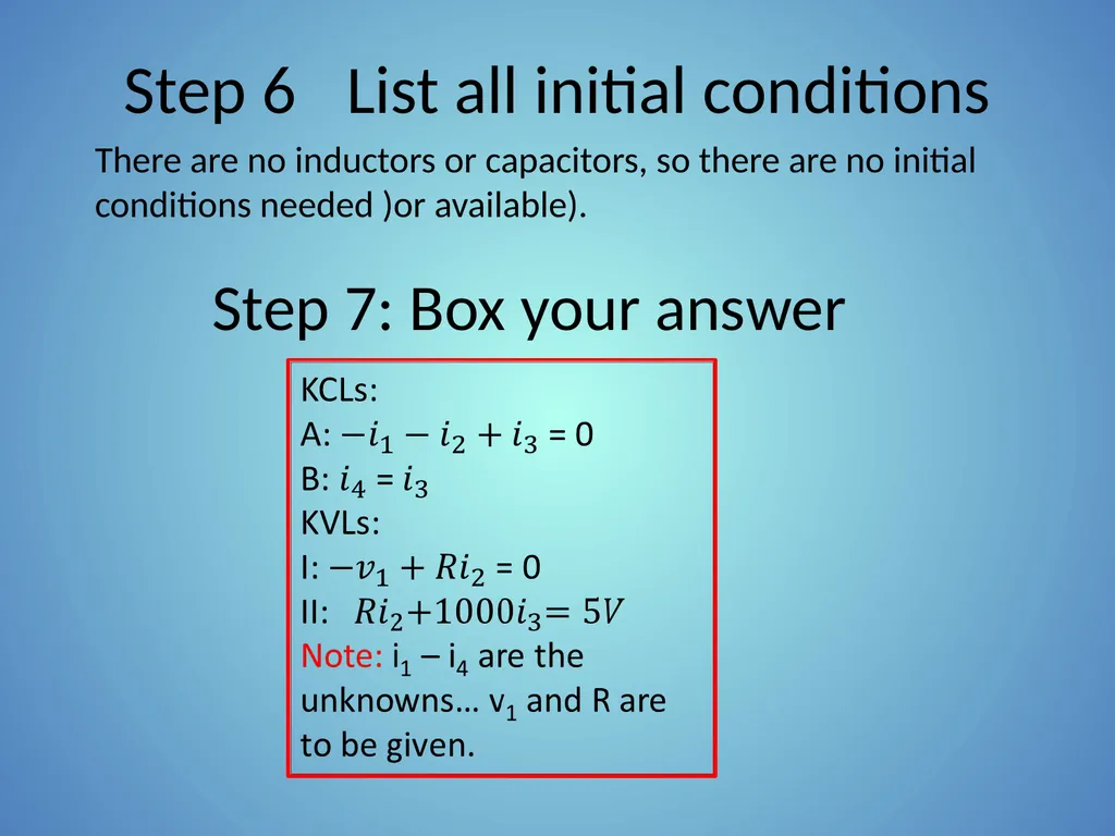 Kirchhoff’s Laws Part 1: Circuit topologies and - slide 35 of 41
