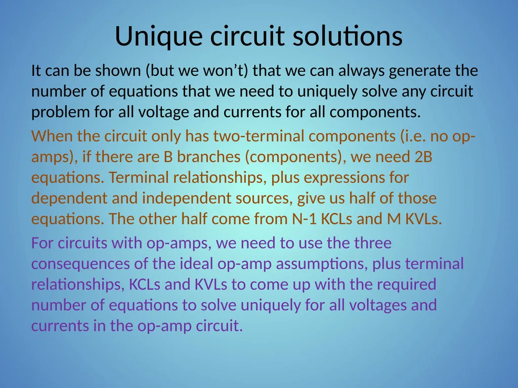 Kirchhoff’s Laws Part 1: Circuit topologies and - slide 13 of 41