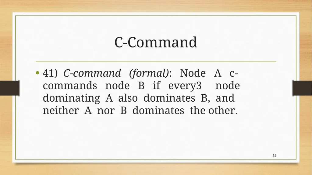 Structural relations Carnie 2013, chapter 4 Kofi - slide 57 of 58