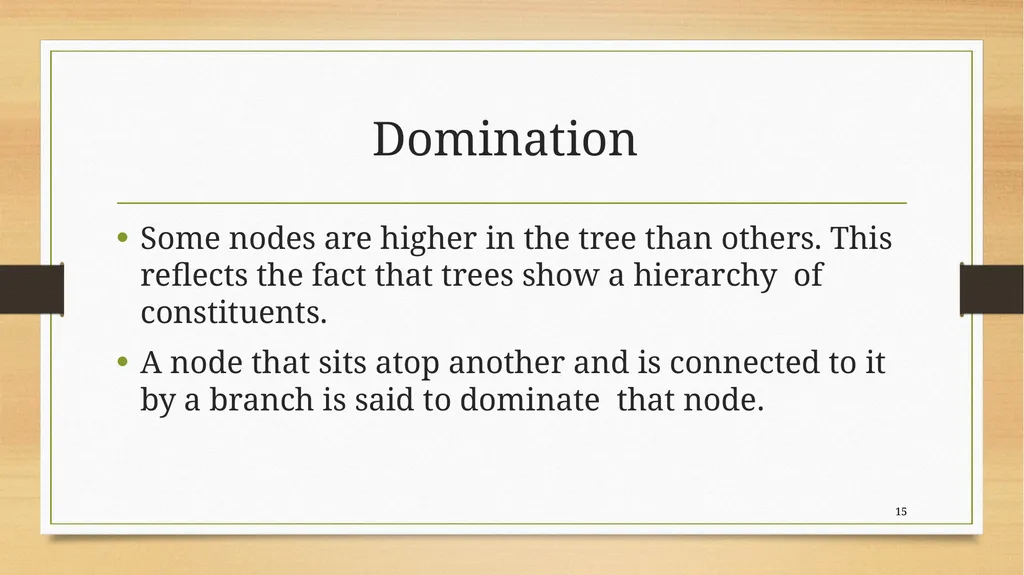 Structural relations Carnie 2013, chapter 4 Kofi - slide 15 of 58