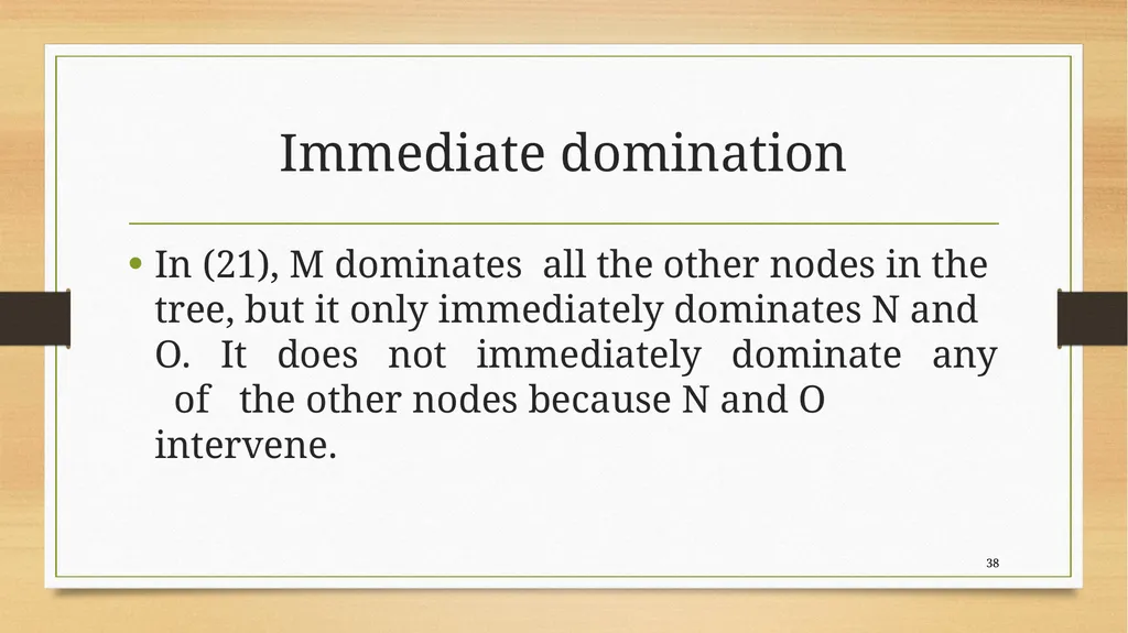 Structural relations Carnie 2013, chapter 4 Kofi - slide 38 of 58